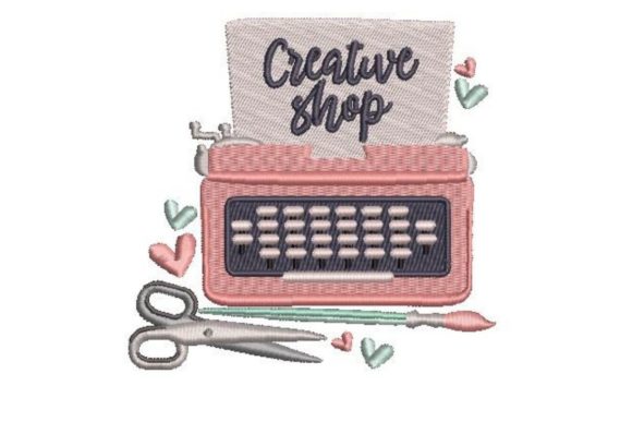 Creative Shop Embroidery Design