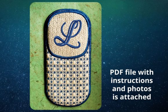 Eyeglass Case Letter L