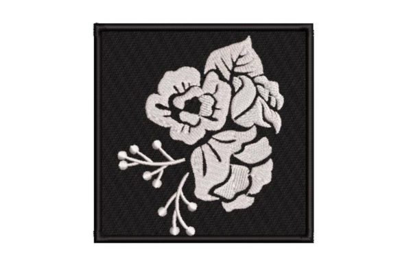 Floral Stencil: A Seasonal Embroidery Gem