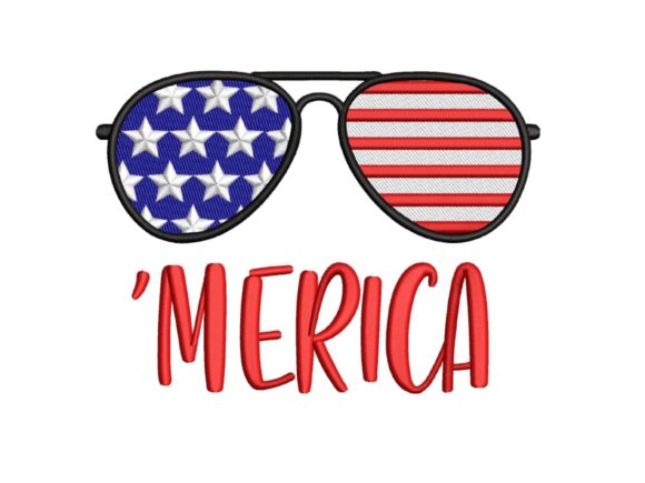 Merica Sunglasses Embroidery