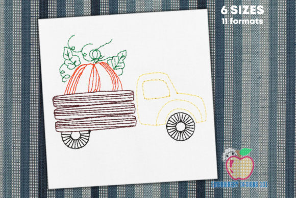 Pumpkin Truck Embroidery Review